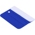 Kombinations skrapa plast och Filt (blå)