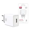  USB lader - Hvid - XO L93 2,4A  white